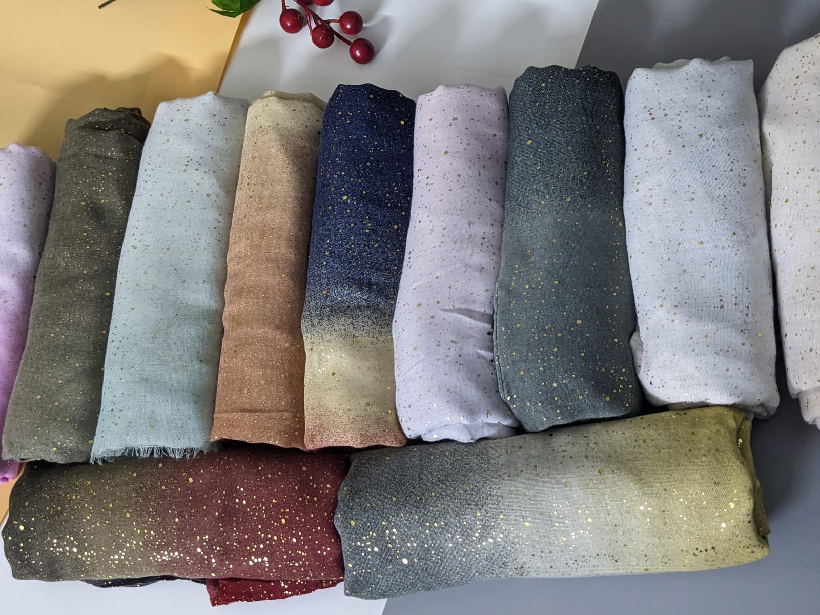 Multi Shade Lawn Scarf