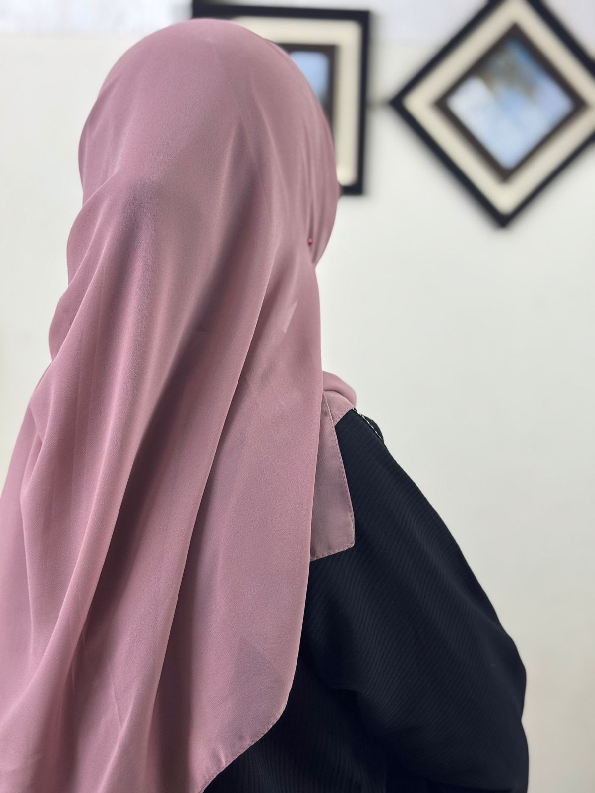 PLAIN GEORGETTE HIJAB - KASHMIRI PINK
