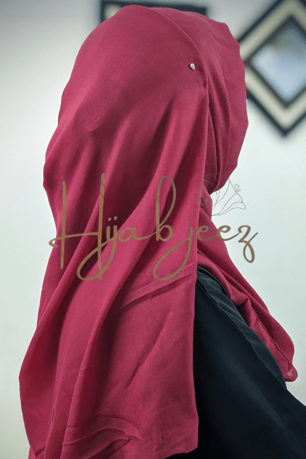 PLAIN LAWN TASSELS - MAROON