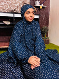 KIDS NAMAZ CHADDAR WITH FULL SLEEVES - ZOYA BLUE 12 to 14 Years