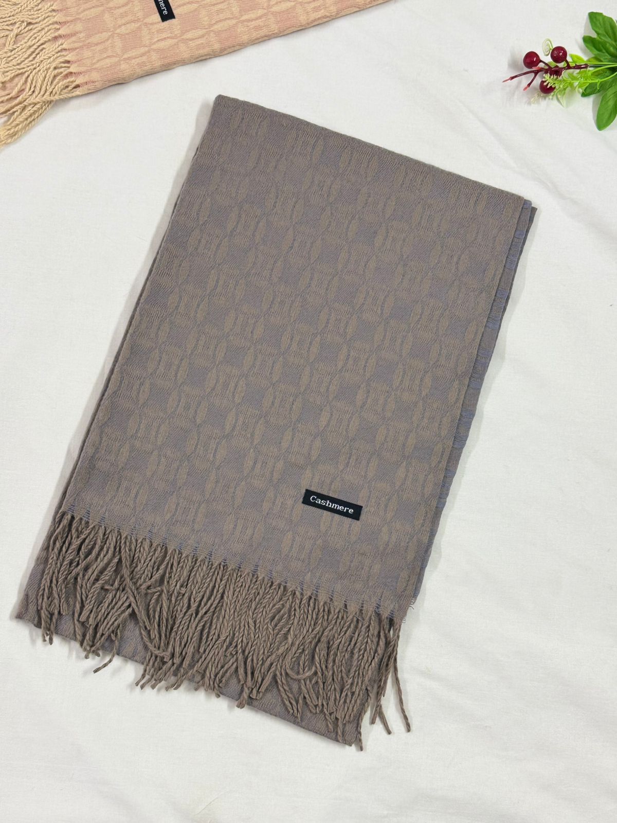 JACQUARD PRINTED PASHMINA CASHMERE - JP 9