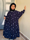 Kids Abaya MAXI Style - Pookie Navy