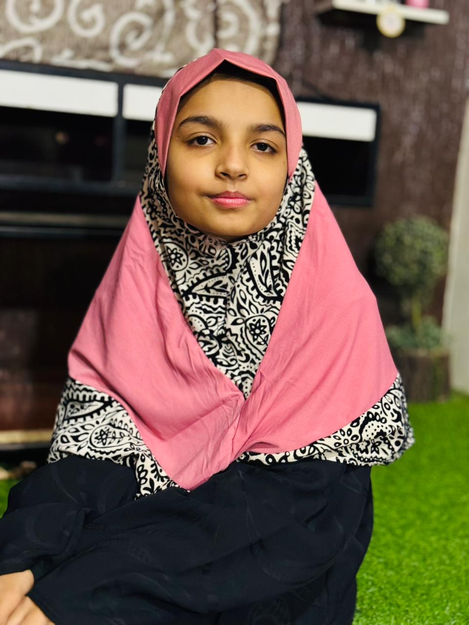 READY TO WEAR SCARF 9 to 13 YEARS - VELVET JERSEY DS28