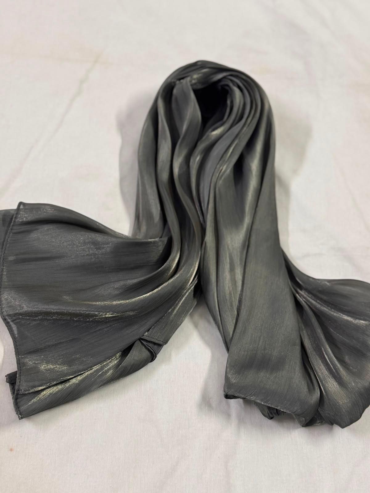 LUXURY ORGANZA SILK - SHINE GREY