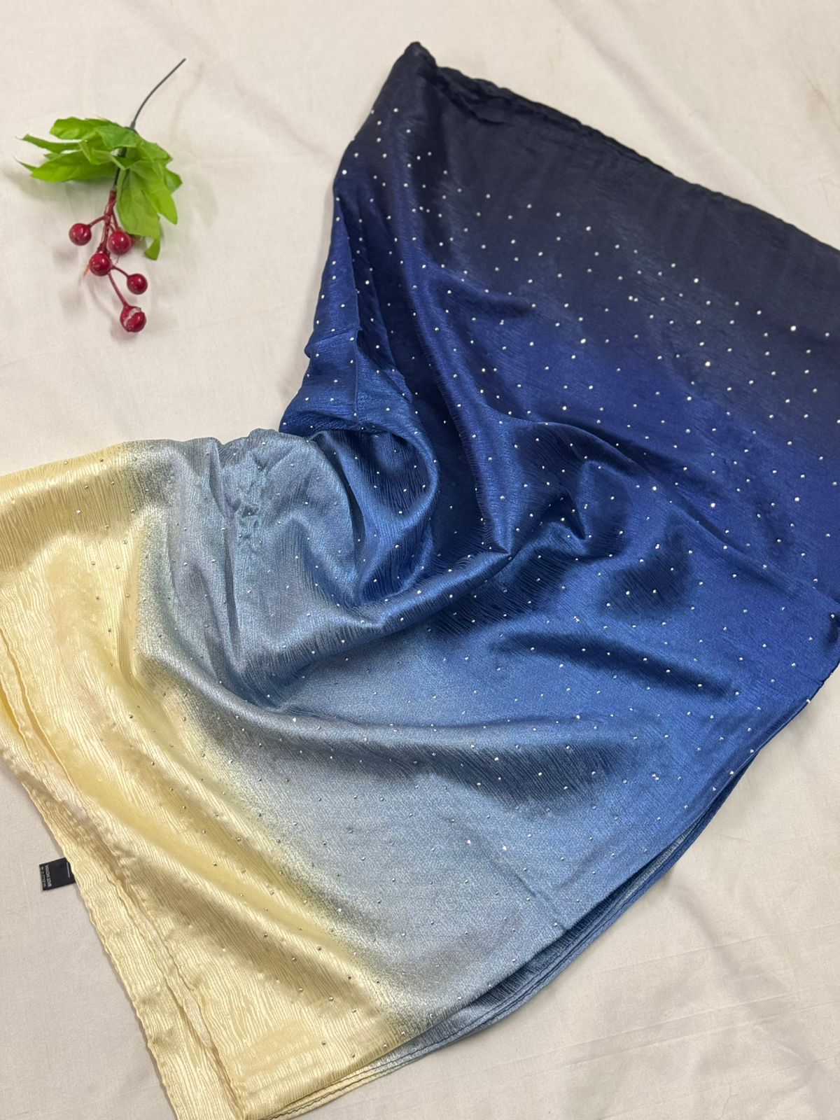 MULTI SHADE SILK STONE HIJAB - MS14