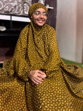KIDS NAMAZ CHADDAR WITH FULL SLEEVES - ZOYA FRENCH BEIGE (12 to 14 Years)