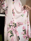 Kids Abaya Front Open Style - Bloom Petals