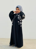 Kids Abaya MAXI Style - Moon Elegance Black
