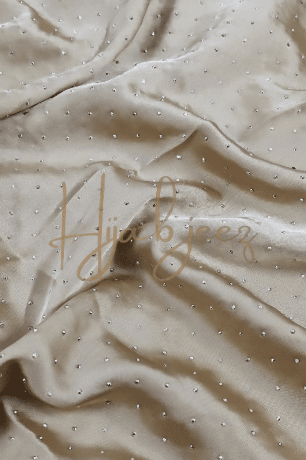 SILK STONE HIJAB - SOFT BEIGE