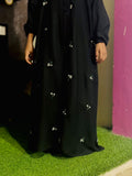 Kids Embroidery Abaya Front Open Style - Twin Tulips