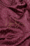 SILK STONE HIJAB - MAROON