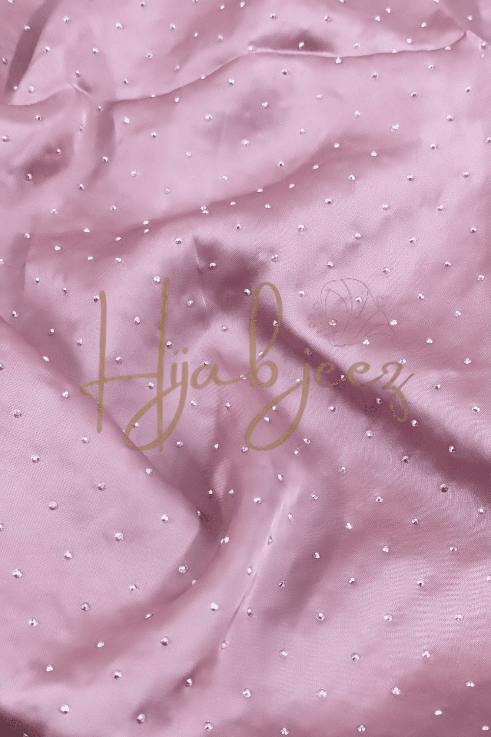 SILK STONE HIJAB - BABY PINK