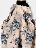 Kids Abaya MAXI Style - Blue Roses