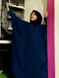 Kids Kaaftan Abaya Front Open Style - Deep Navy