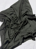 MATT SILK HIJAB - OLIVE GREEN