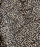 Elite Lawn Viscos Printed - Cheetah Print Black