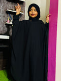 Kids Kaaftan Abaya Front Open Style - Black