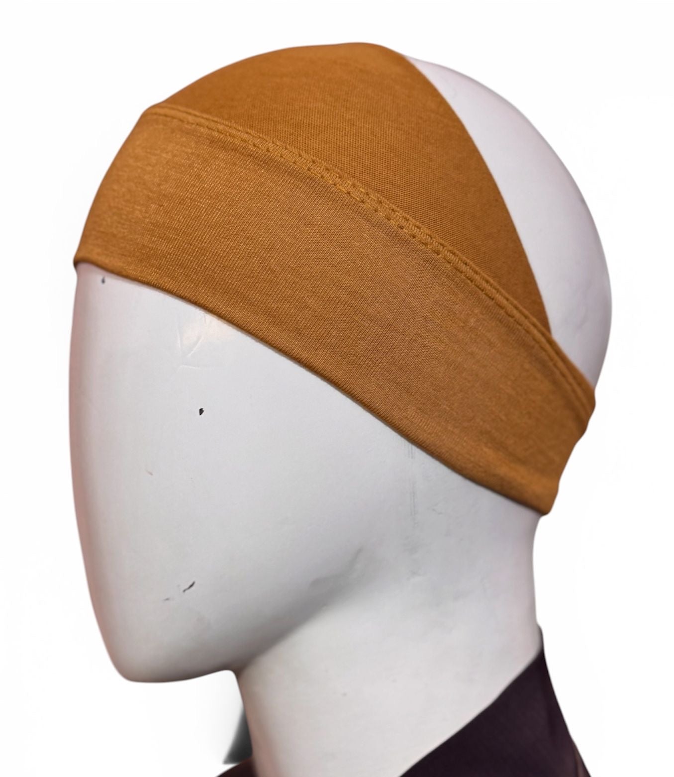 PLAIN HIBA TUBE CAP - French beige