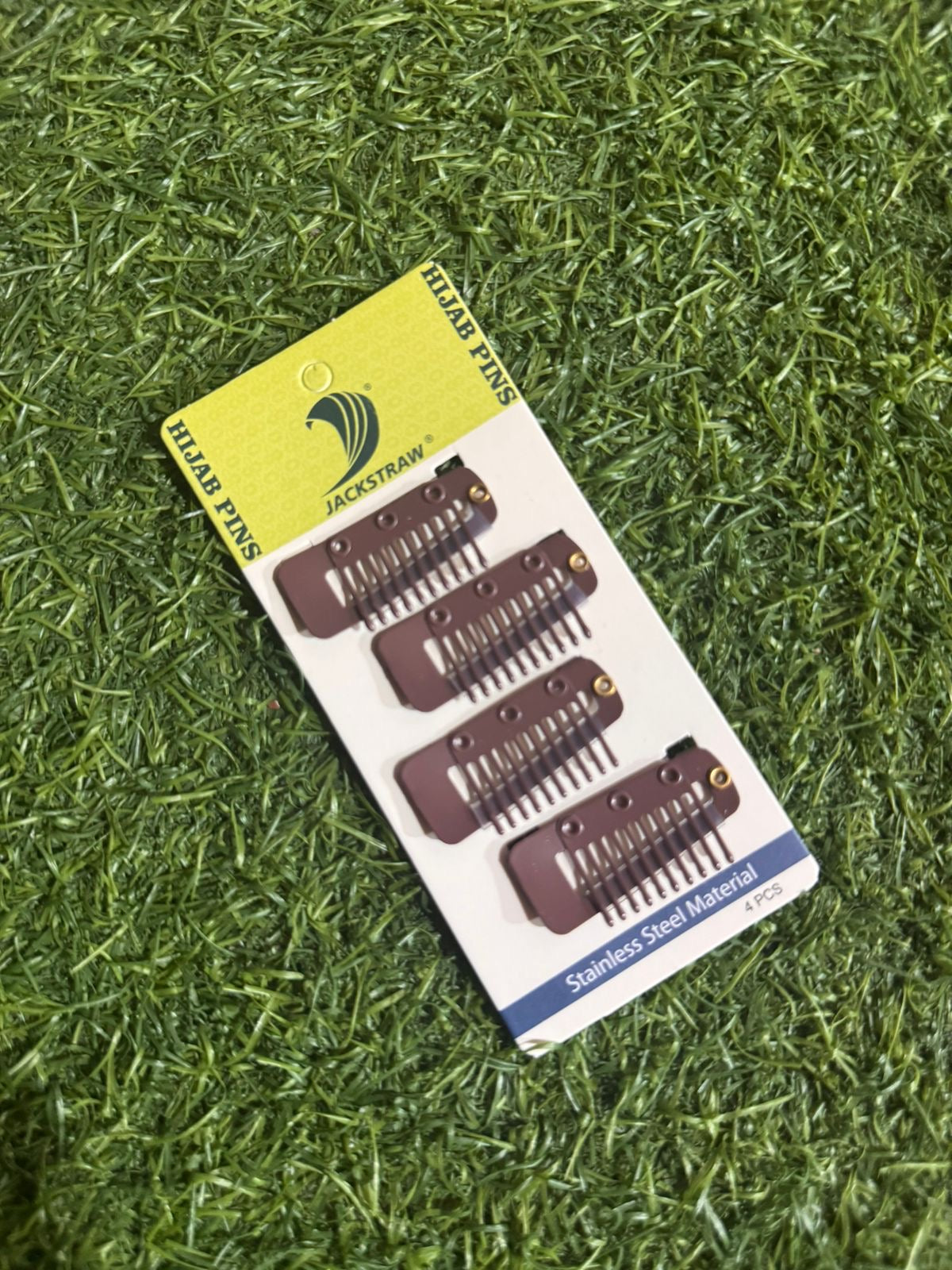 CHUNNI HIJAB PIN HAIR CLIP - BROWN