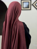 PLAIN MODAL HIJAB XL - VELVET MAROON