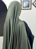 PLAIN MODAL HIJAB XL - OLIVE GREEN