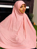 READY TO WEAR SCARF ADULTS - BABY PINK MAKHNA - EHRAM