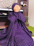 NAMAZ CHADDAR WITH SLEEVES N NIQAB - ZOYA PURPLE x XL