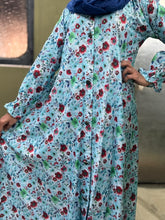 Adults Printed Lawn Abaya Front Open Style - LA 3