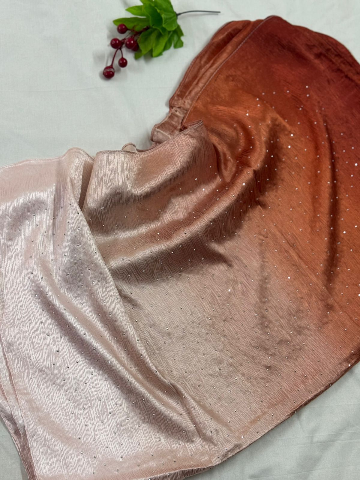 MULTI SHADE SILK STONE HIJAB - MS3