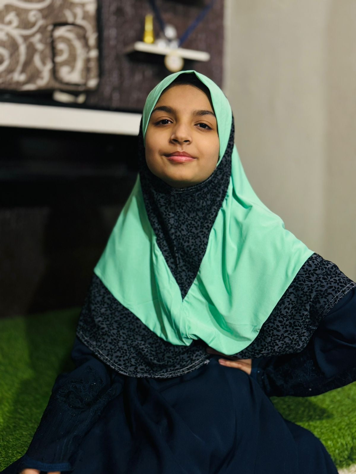 READY TO WEAR SCARF 9 to 13 YEARS - VELVET JERSEY DS35