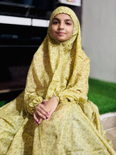 KIDS NAMAZ CHADDAR WITH FULL SLEEVES - STEM SAND 8 to 11 Years