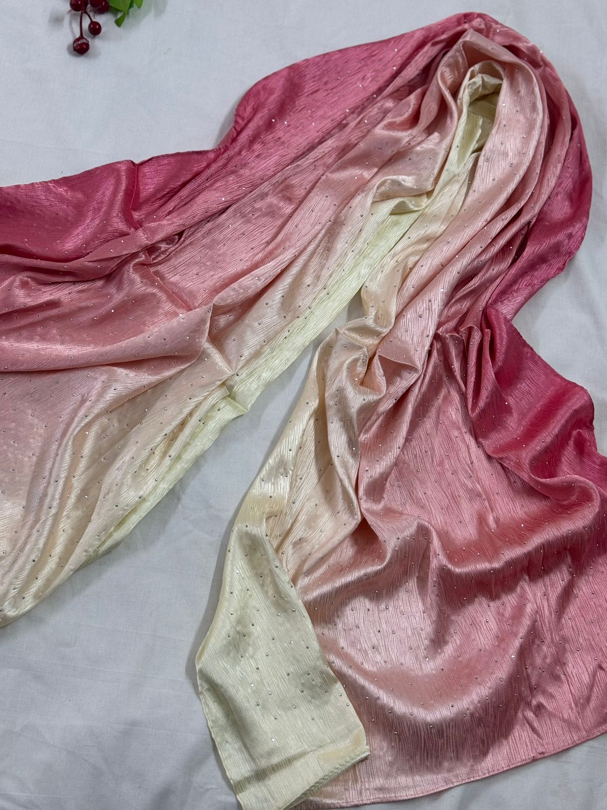 MULTI SHADE SILK STONE HIJAB - MS18