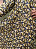 Adults Printed Lawn Abaya Front Open Style - LA 2