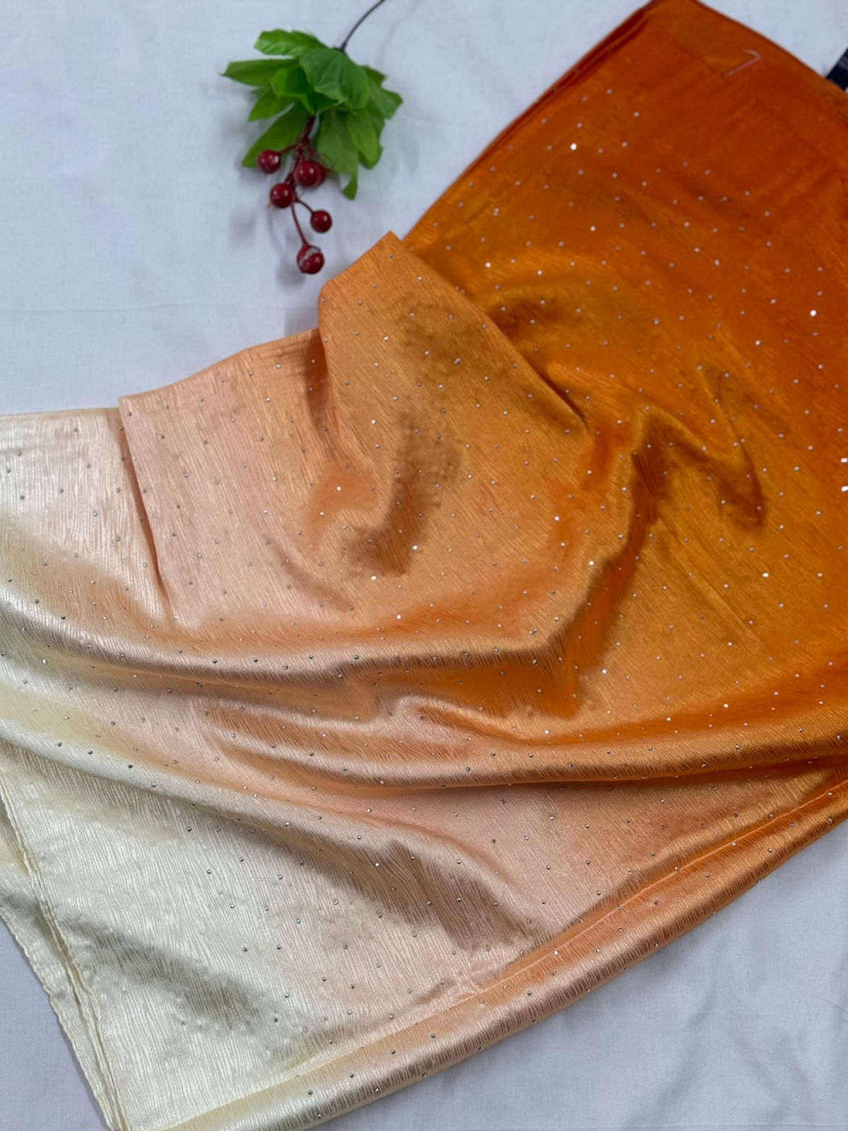 MULTI SHADE SILK STONE HIJAB - MS6