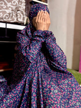 ADULTS NAMAZ CHADDAR WITH SLEEVES N NIQAB - COLOR MIX BOOTIE - STANDARD SIZE