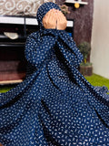 NAMAZ CHADDAR WITH SLEEVES N NIQAB - ZOYA BLUE x XL