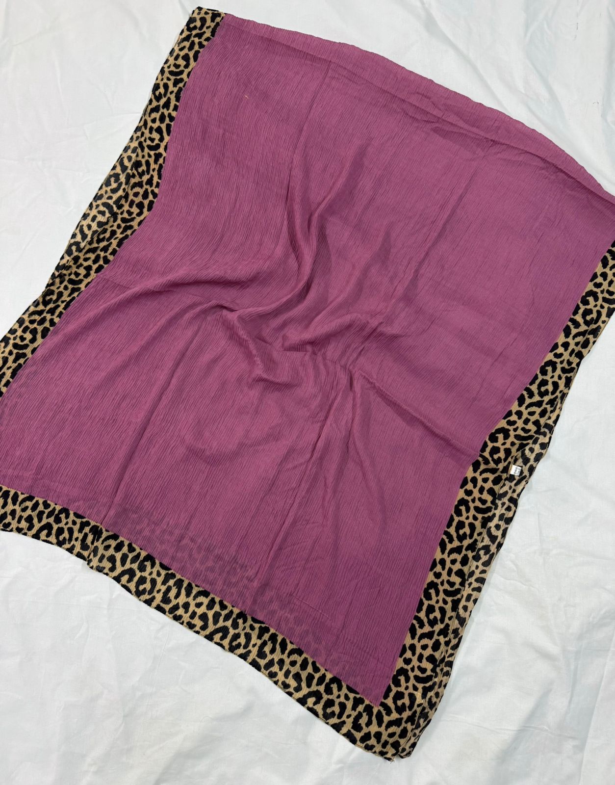 Elite Lawn Viscos Printed - Spun Pearl Cheetah Bordered