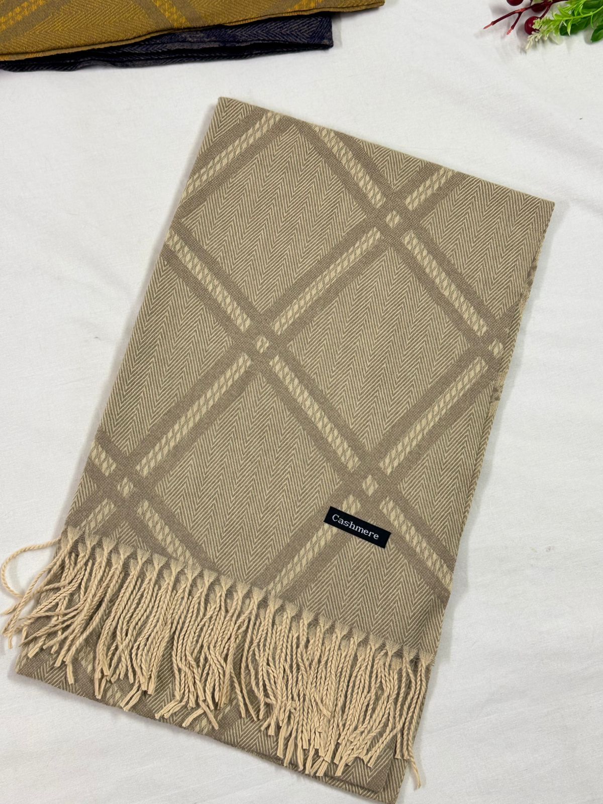 JACQUARD PRINTED PASHMINA CASHMERE - JP 19