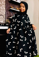 Kids Abaya MAXI Style - Dots