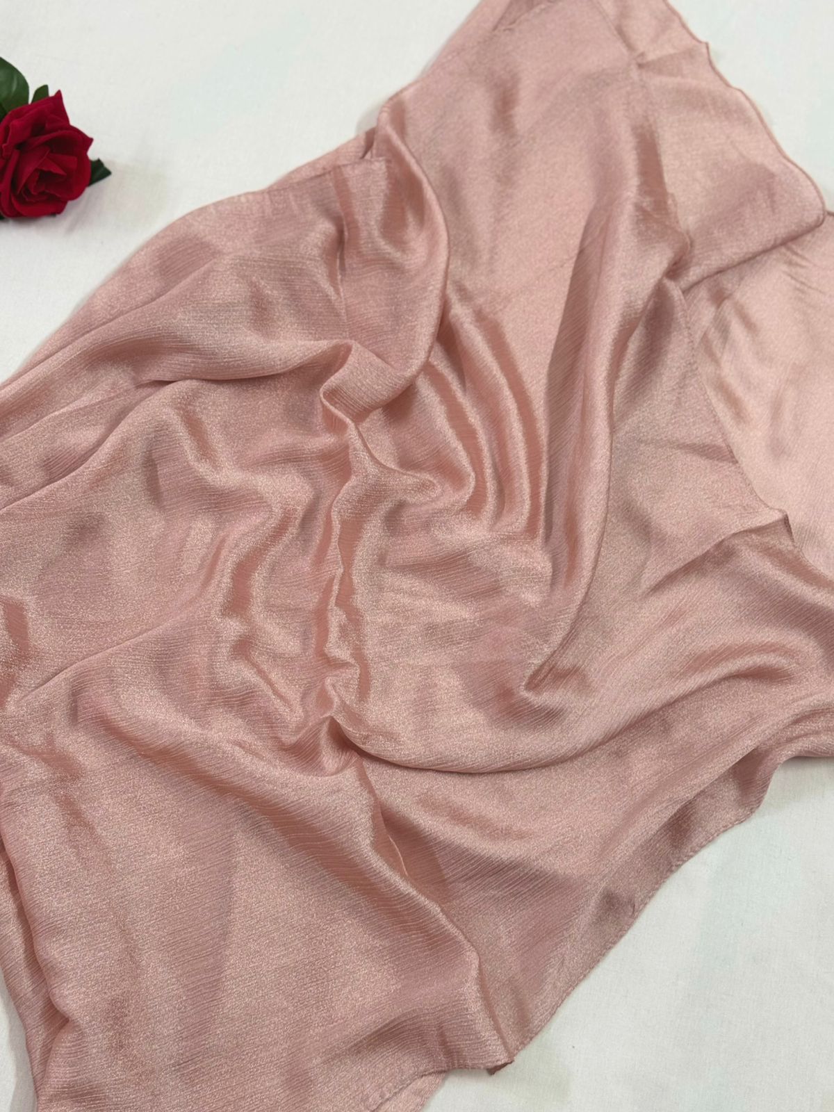 CRINKLE SILK - ICY PINK