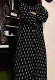 Adults Printed Abaya Front Open Style - ND 1