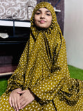 KIDS NAMAZ CHADDAR WITH FULL SLEEVES - ZOYA FRENCH BEIGE 8 to 11 Years