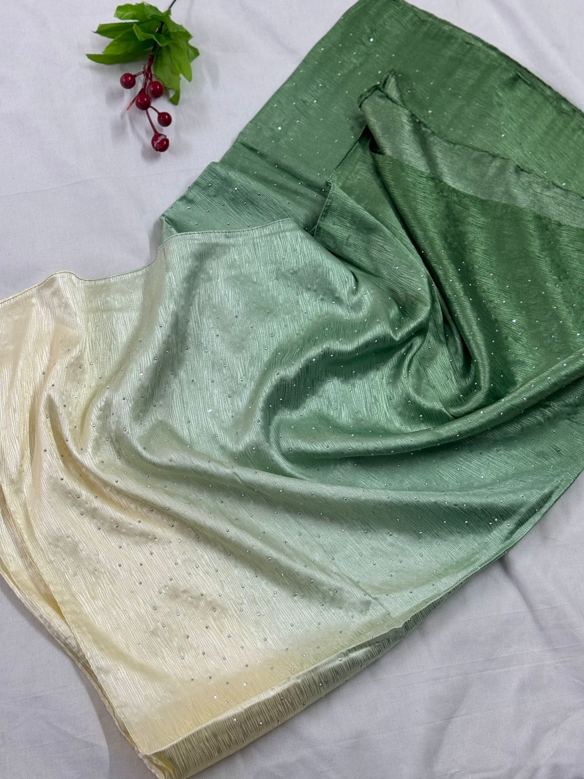 MULTI SHADE SILK STONE HIJAB - MS12