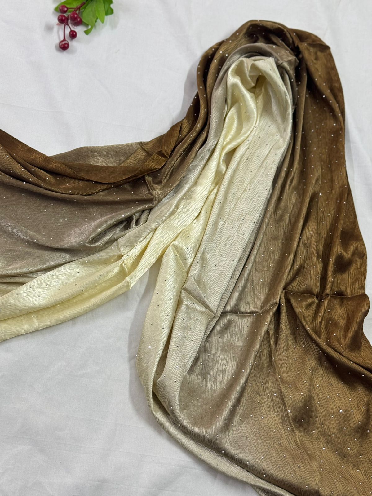 MULTI SHADE SILK STONE HIJAB - MS17