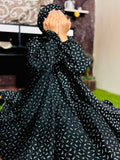 NAMAZ CHADDAR WITH SLEEVES N NIQAB - ZOYA BLACK x XL