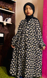 Kids Abaya Front Open Style - Chic Flower