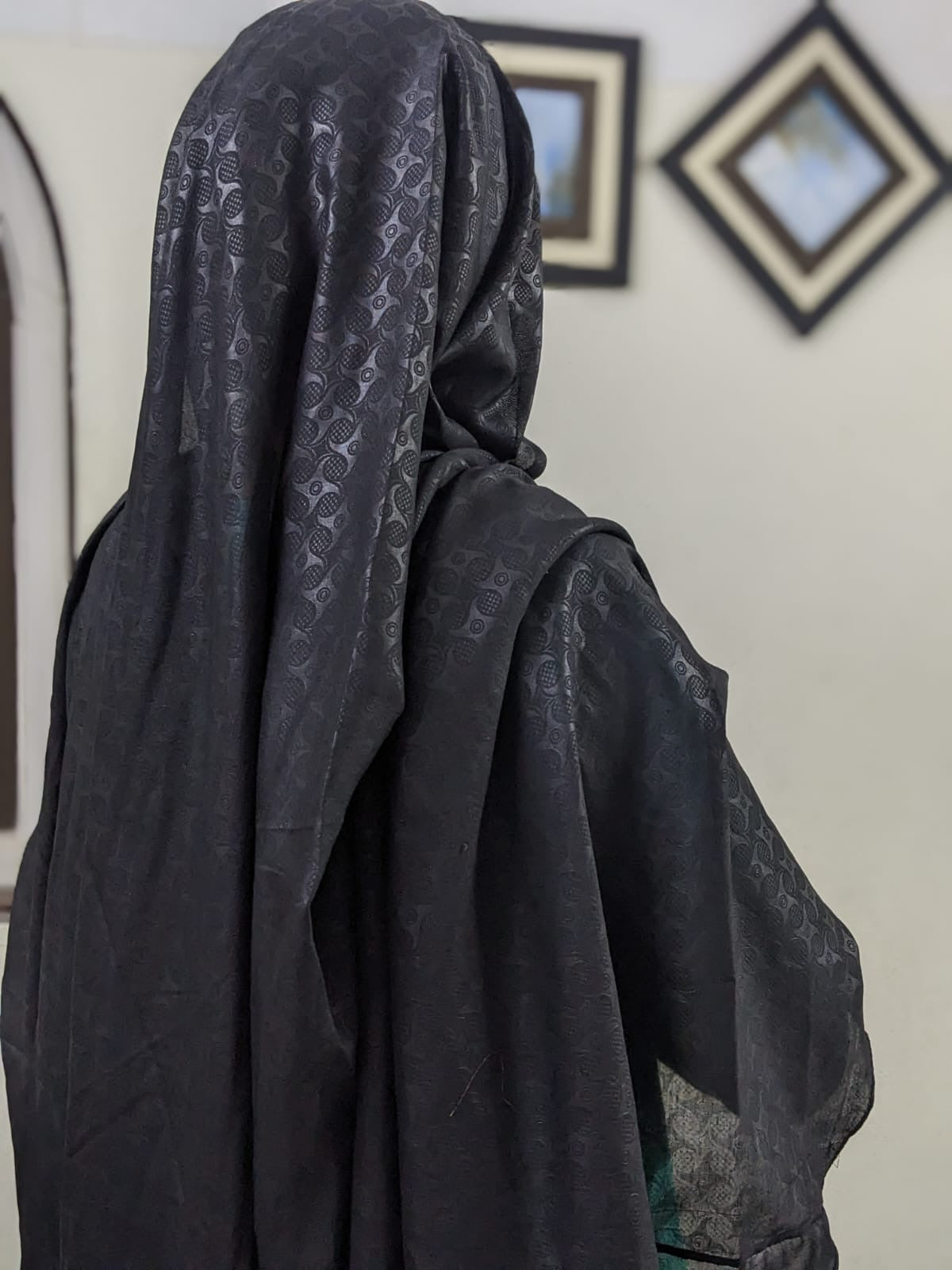 IRANI Swiss Unstitched Chaddar - Black XL