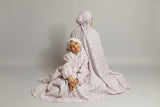 NAMAZ CHADDAR WITH SLEEVES - MOTHER DAUGHTER DUO - SOFT GALAXY
