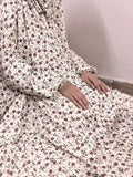 NAMAZ CHADDAR WITH SLEEVES N NIQAB - BLOOM PETAL 2 - LARGE