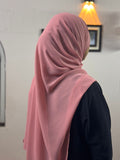 PLAIN GEORGETTE HIJAB - PASTEL PINK